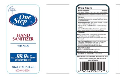 One Step 60 mL label.jpg 60 ml label - One Step 60 mL label
